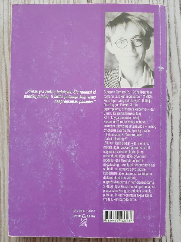 Eik, kur liepia širdis - Susanna Tamaro, knyga 2