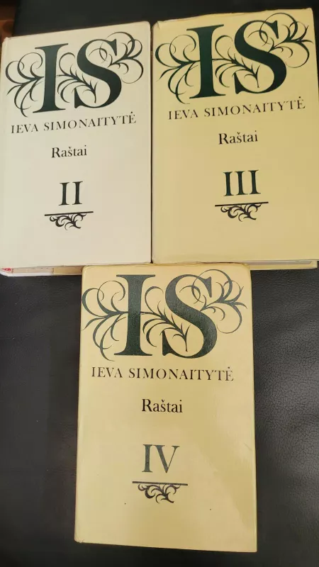 Raštai II-III-IV tomai - Ieva Simonaitytė, knyga