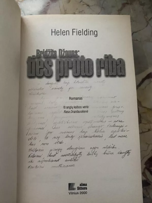 Bridžita Džouns: ties proto riba - Fielding Helen, knyga 4