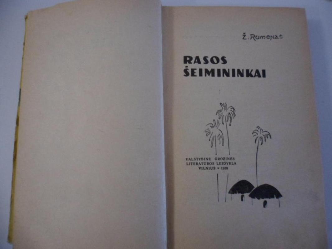 Rasos šeimininkai - Ž. Rumenas, knyga 4