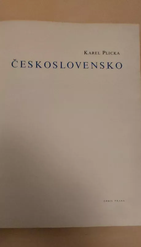 Čekoslovensko - Karol Plicka, knyga 4