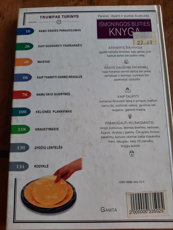 Išmoningos buities knyga - Cassandra Kent, knyga 3