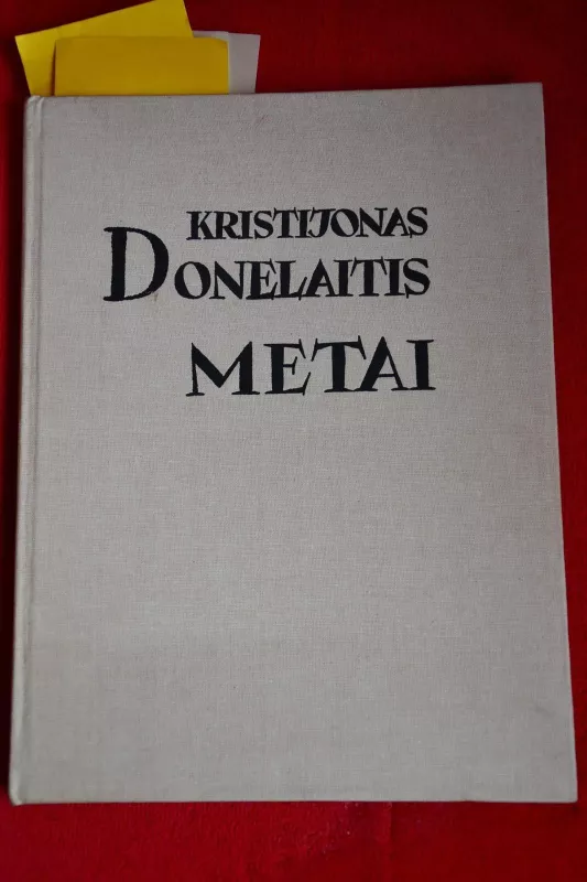 Metai - Kristijonas Donelaitis, knyga