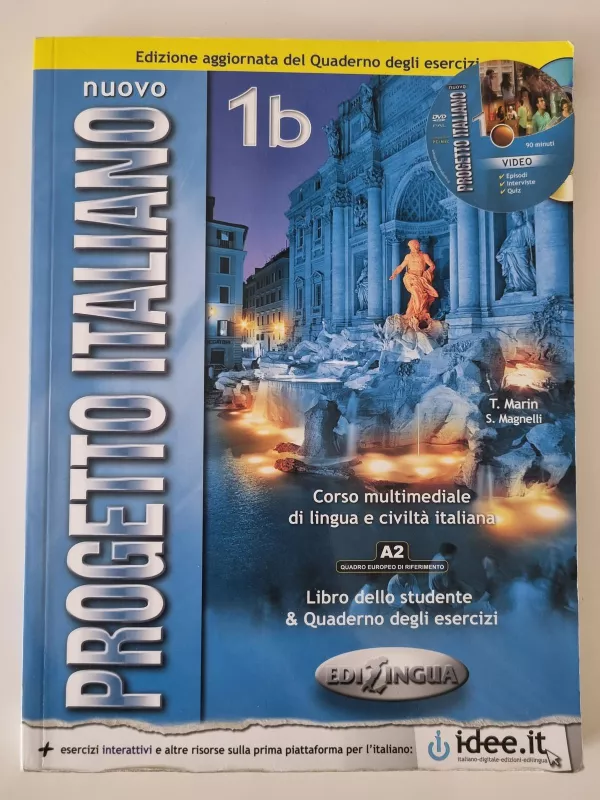 Nuovo progetto italiano. Libro dello studente. Con CD-ROM: Nouvo Progetto 1 libro dello studente   CD-ROM - T.Marin S.Magnelli, knyga 2