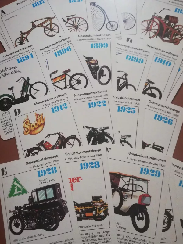 Motorų, dviračių ir motociklų istorija kortose nuo 1860 iki 1986 m. 0 - Autorių Kolektyvas, knyga 4
