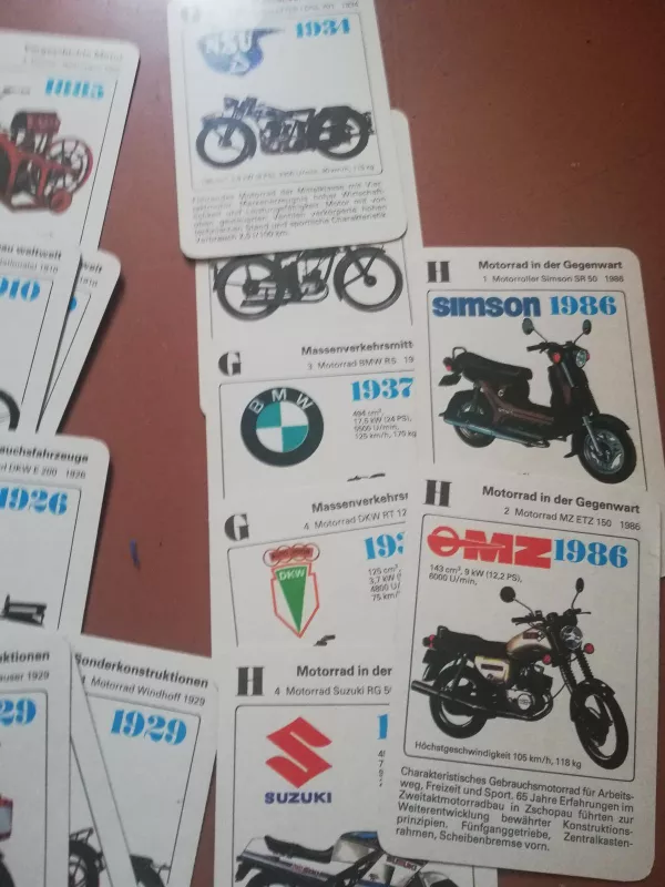 Motorų, dviračių ir motociklų istorija kortose nuo 1860 iki 1986 m. 0 - Autorių Kolektyvas, knyga 3