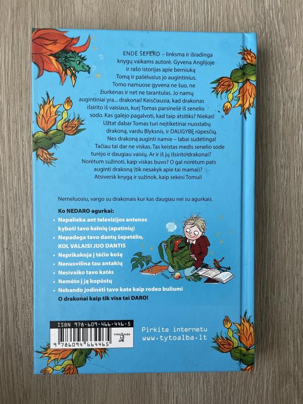 Berniukas, kuris augino drakonus - Andy Shepherd, knyga 2