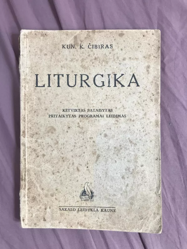 Liturgika - K. Čibiras, knyga 5