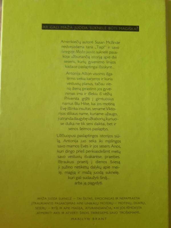 Maža juoda suknelė - Susan McBride, knyga 3