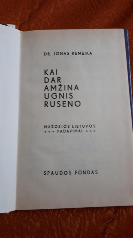 Kai dar amžina ugnis ruseno - Jonas Remeika, knyga 4