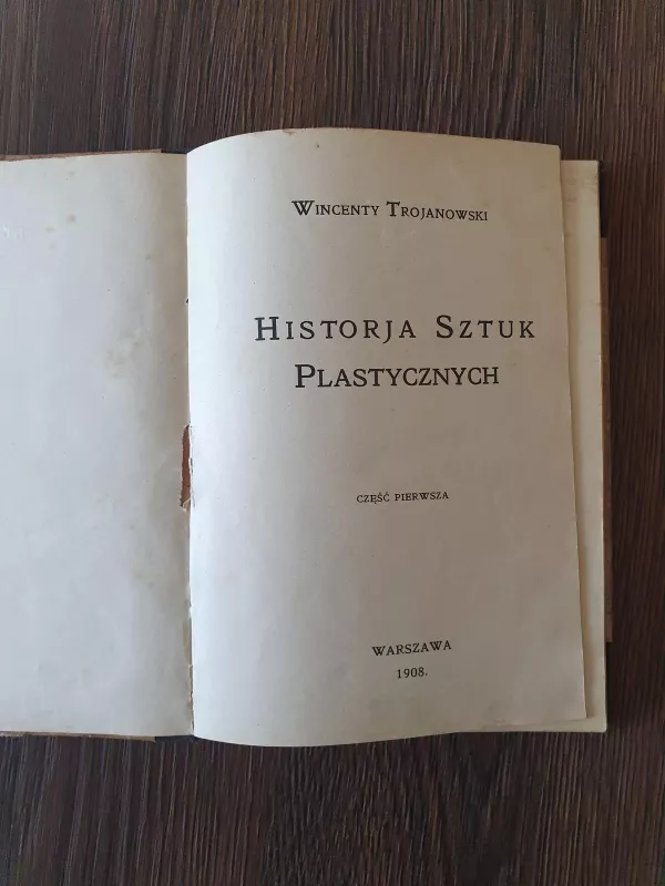 Historia sztuk plastycznych - Wincenty Trojanowski, knyga 2