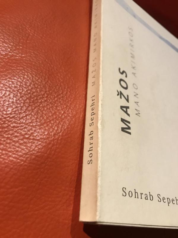 Mažos mano akimirkos - Sohrab Sepehri, knyga 6