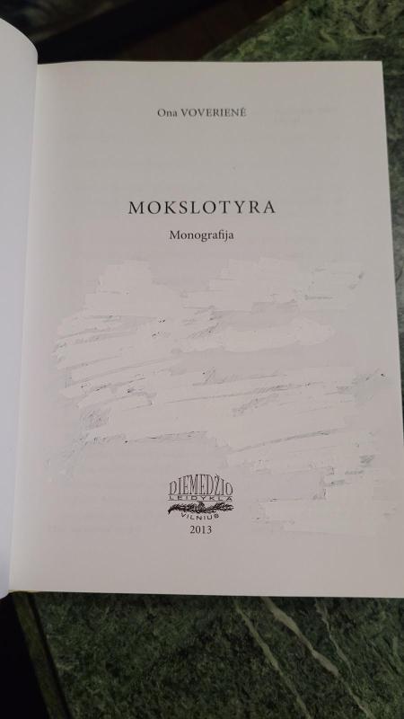 Mokslotyra - Ona Voverienė, knyga 4