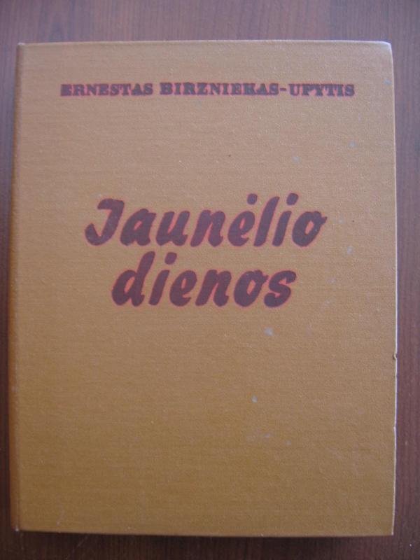 Jaunėlio dienos - Ernestas Birzniekas-Upytis, knyga 2