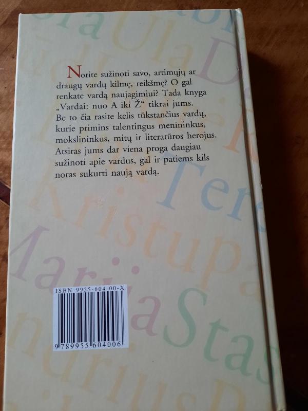 Vardai: nuo A iki Ž - Nijolė Blaževičiūtė, knyga 3