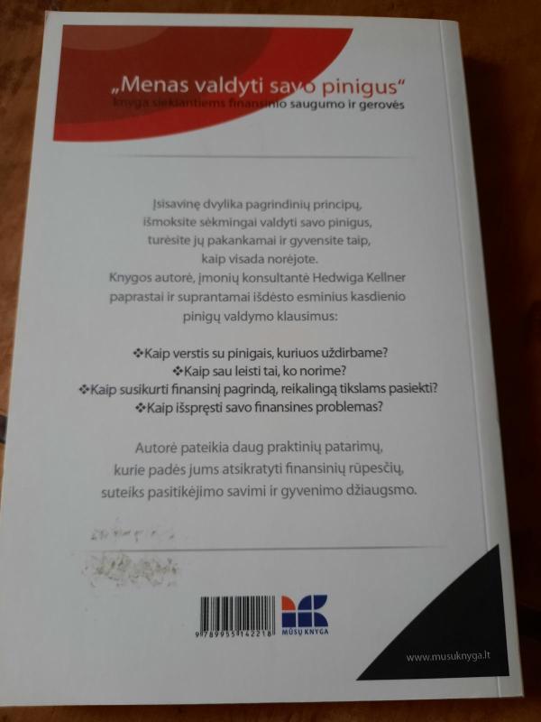 Menas valdyti savo pinigus - Hedwig Kellner, knyga 3