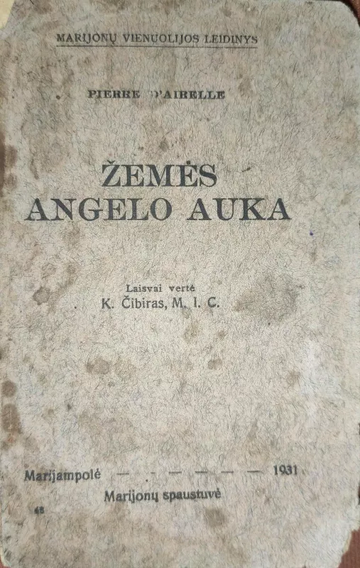 Žemės angelo auka - Pierre D'Airelle, knyga