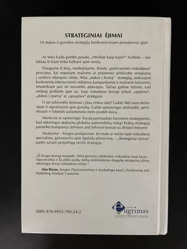 Strateginiai ėjimai - Jorge A. Vasconcellos e Sa, knyga