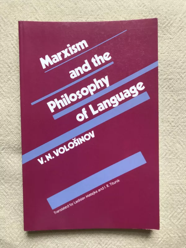 Marxism and the Philosophy of Language - V. N. Volosinov, knyga