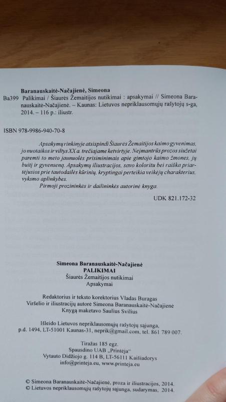 Palikimai. Šiaurės Žemaitijos nutikimai - Autorių Kolektyvas, knyga 3