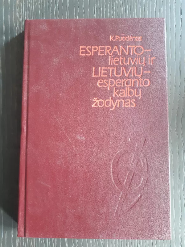 Esperanto-lietuvių ir lietuvių-esperanto kalbų žodynas - K. Puodėnas, knyga 3