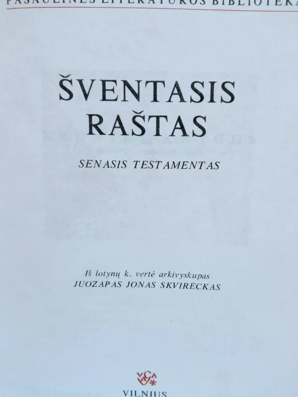 ŠVENTASIS RAŠTAS - Autorių Kolektyvas, knyga 4