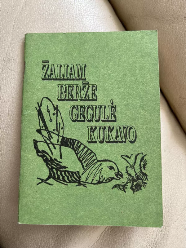 Žaliam berže gegutė kukavo - aloyzas zilys, knyga
