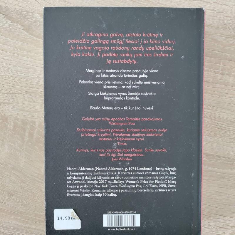 Galybė - Noami Alderman, knyga 2