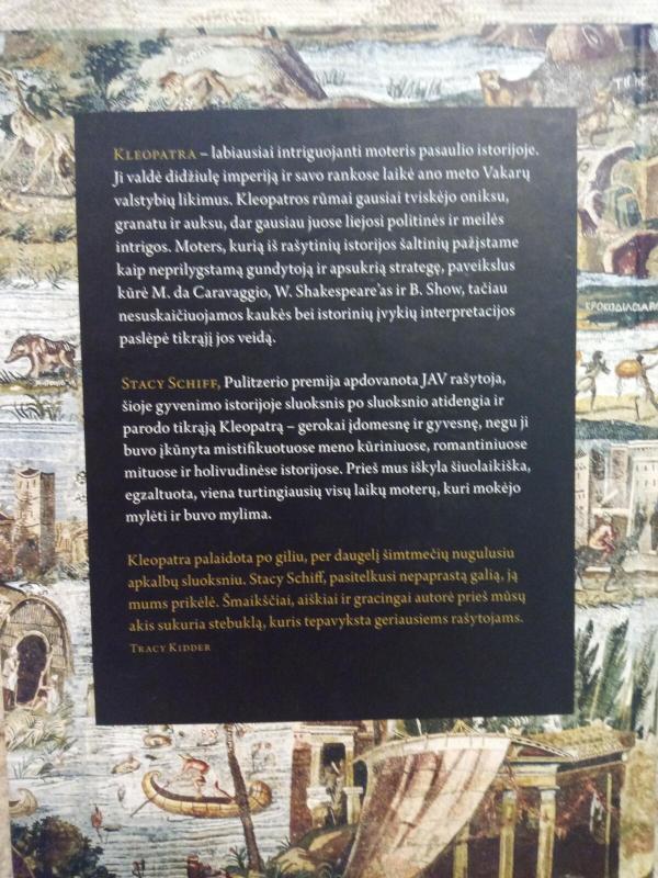Kleopatra Gyvenimo istoria - Stacy Schiff, knyga 3