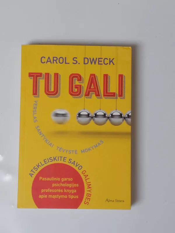 Tu gali: atskleiskite savo galimybes - Carol Dweck, knyga