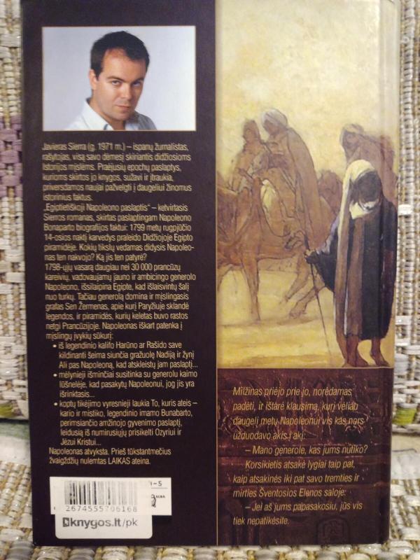 Egiptietiskoji napaleono paslaptis - Javier Sierra, knyga 3