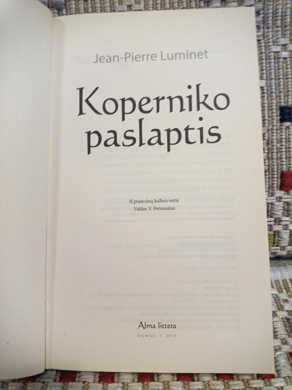 Koperniko paslaptis - Jean-Pierre Luminet, knyga 4