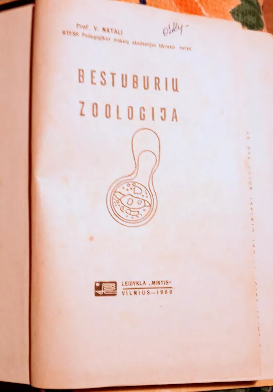 Bestuburių zoologija - Vladimir Natali, knyga 3