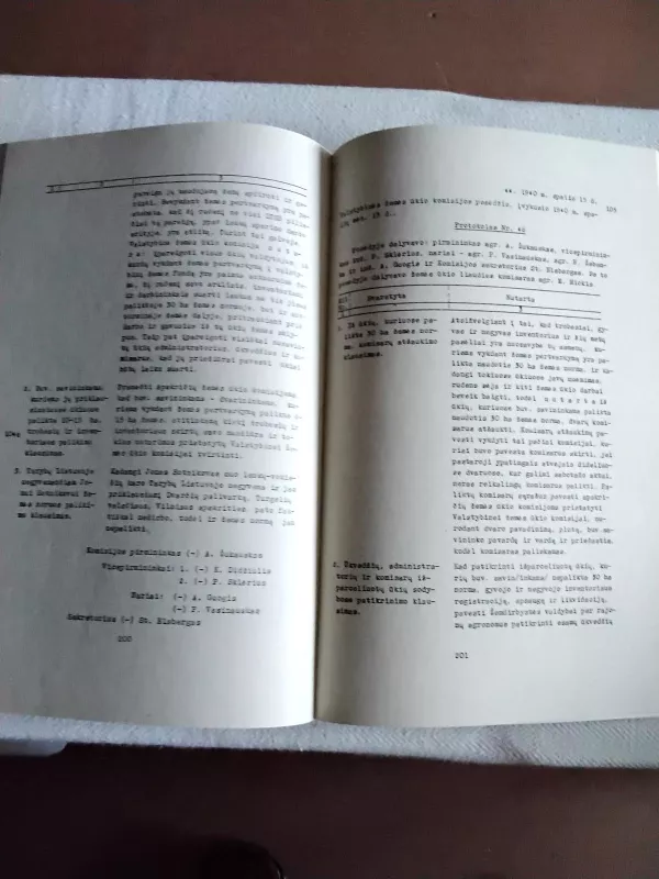 Lietuvos TSR valstybinės žemės ūkio komisijos protokolai 1940 m. - A. Jefremenka, knyga