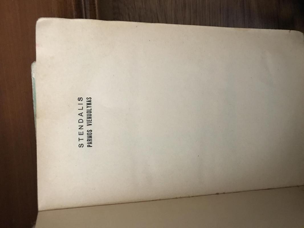 PARMOS VIENUOLYNAS ,RAUDONA IR JUODA ,LIUSJENAS LEVANAS,ITALŲ KRONIKOS,STENDALIS - Autorių Kolektyvas, knyga 2