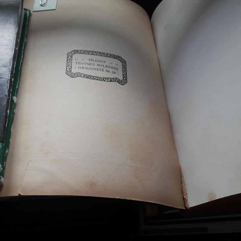 Vinco Kudirkos raštai I-VI - J. Gabrys, knyga 2