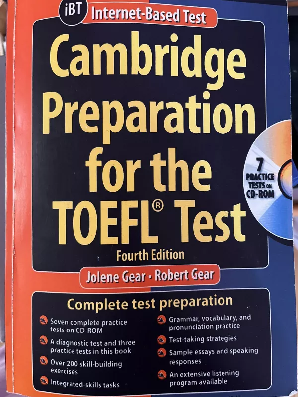 Cambridge Preparation for the TOEFL Test - Autorių Kolektyvas, knyga