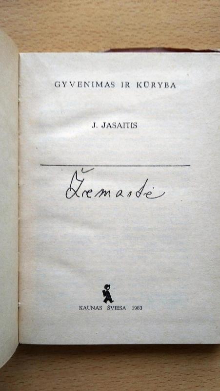 Žemaitė - J. Jasaitis, knyga 2