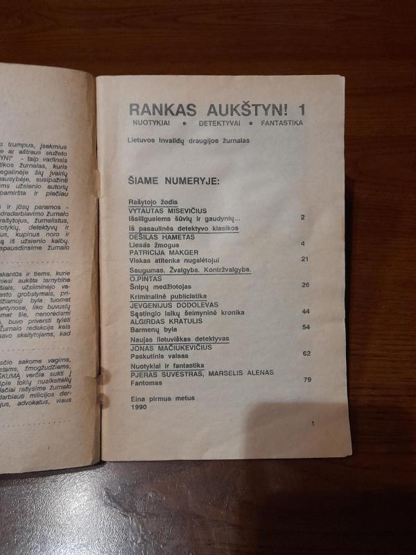 Rankas aukštyn, 1990 m., Nr. 1 - Autorių Kolektyvas, knyga 3