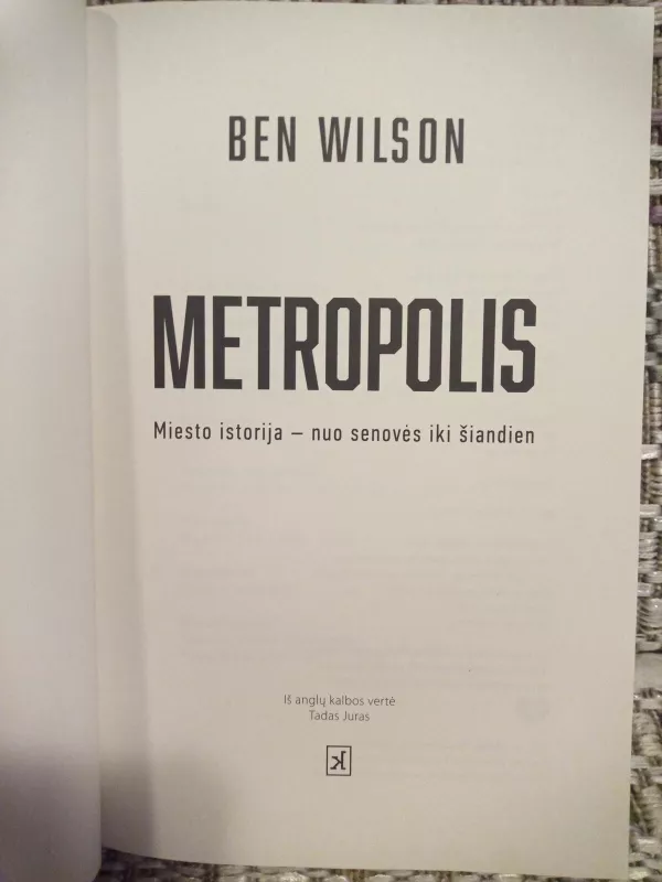 Metropolis - Wilson Ben, knyga