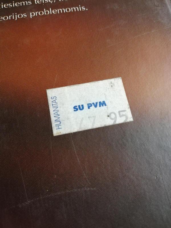 Teisės teorija - A. Vaišvila, knyga 3