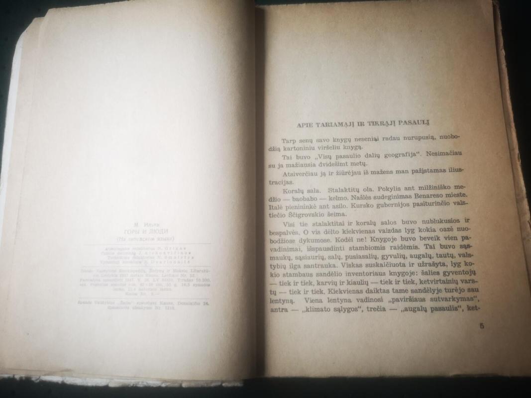 Kalnai ir žmonės. Pasakojimai apie gamtos pertvarkymą - M. Iljinas, knyga 2