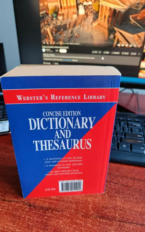 Concise Edition Dictionary and Thesaurus - The Webster, knyga 2