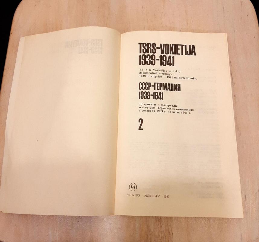 TSRS-Vokietija 1939-1941 - J. Felštinskis, knyga 3