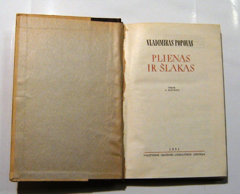 Plienas ir šlakas - Vladimiras Popovas, knyga 4