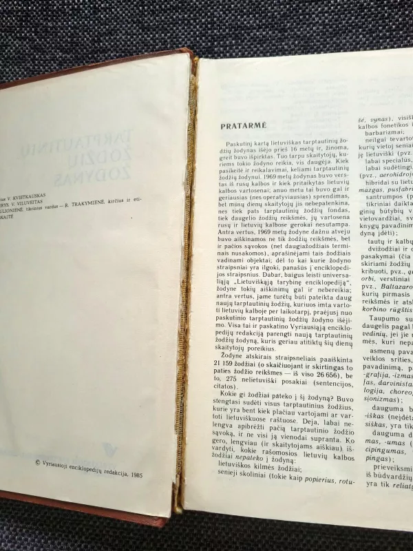 Tarptautinių žodžių žodynas - V. Kvietkauskas, knyga 3