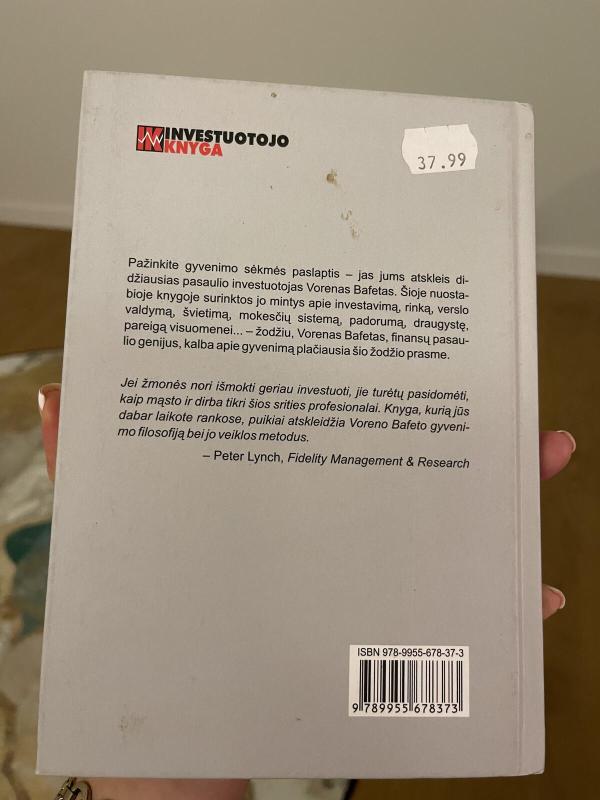 Kalba Vorenas Bafetas - C. Lowe Janet, knyga