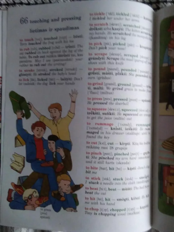 the english - lithuanian picture dictionary for children - G. Kirvaitis, A.  Šurnaitė, knyga 5