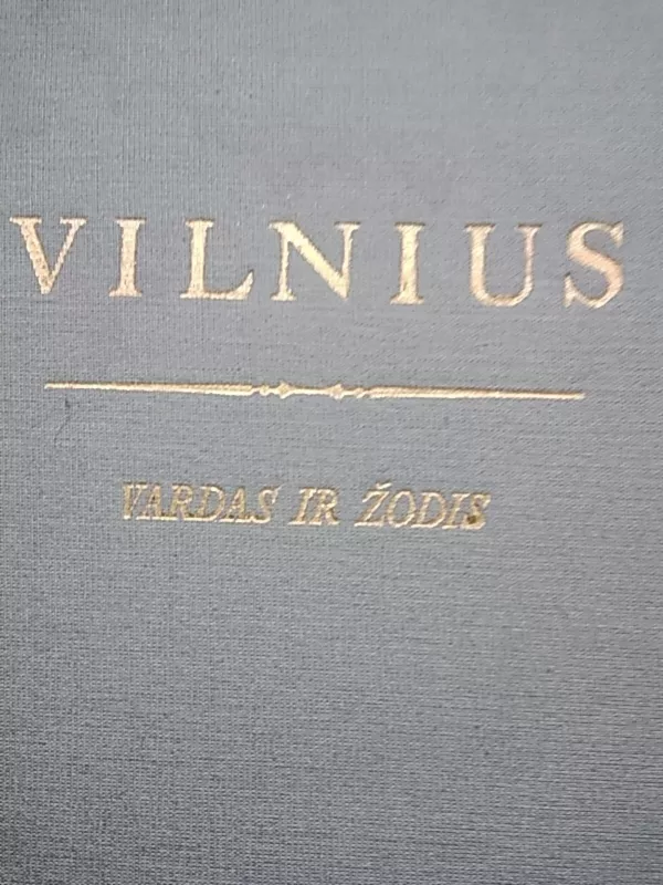 Vilnius: vardas ir žodis - Vytautas Balčytis, knyga 5