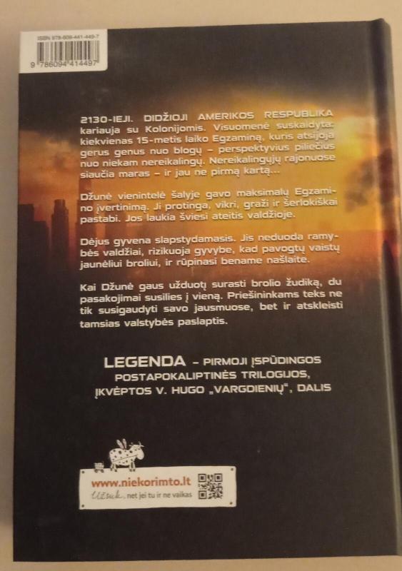 Šlovė - Marie Lu, knyga 2